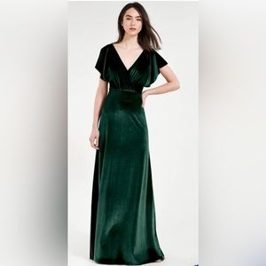 Jenny Yoo Ellis Velvet Dress Size 0